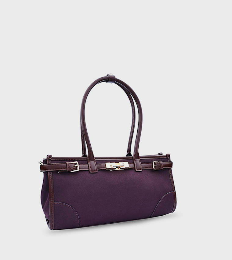 LUXURIOUS Textured Shoulder Bag