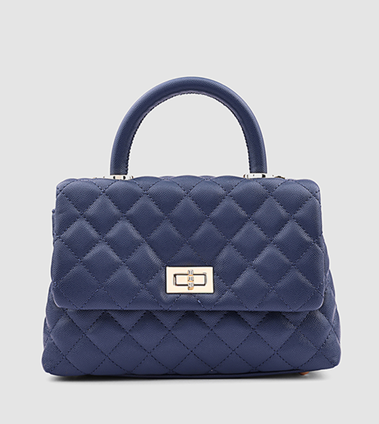 Quilted Top Handle Bag