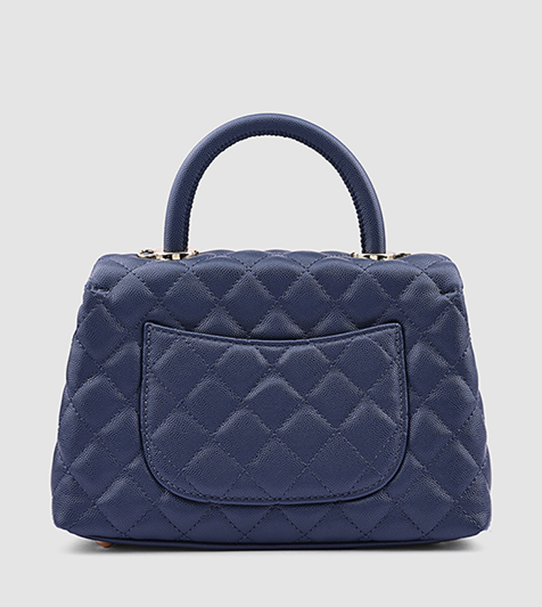 Quilted Top Handle Bag