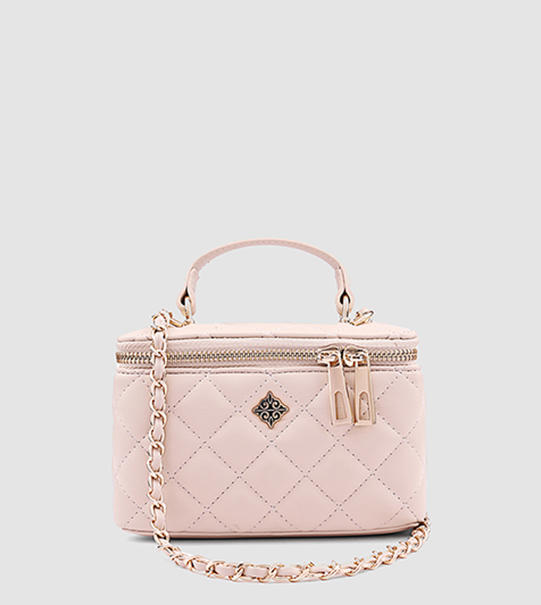 Quilted Top Handle Bag