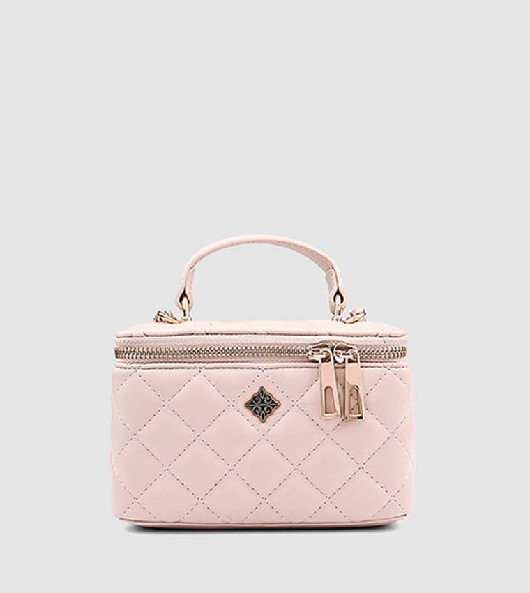 Quilted Top Handle Bag