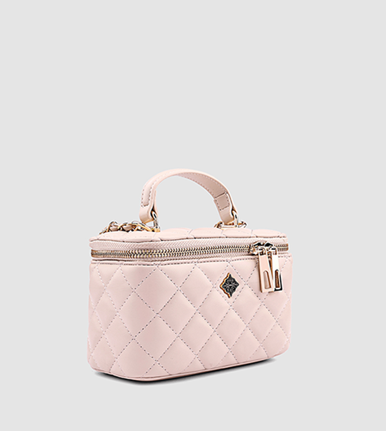 Quilted Top Handle Bag