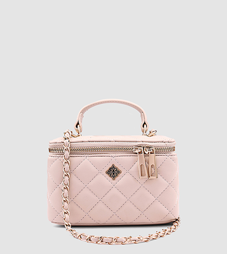 Quilted Top Handle Bag