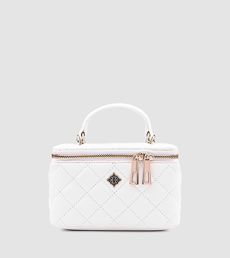 Quilted Top Handle Bag