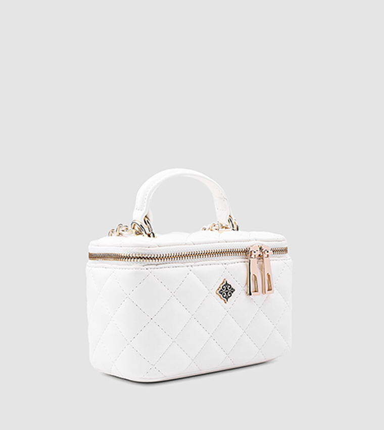 Quilted Top Handle Bag