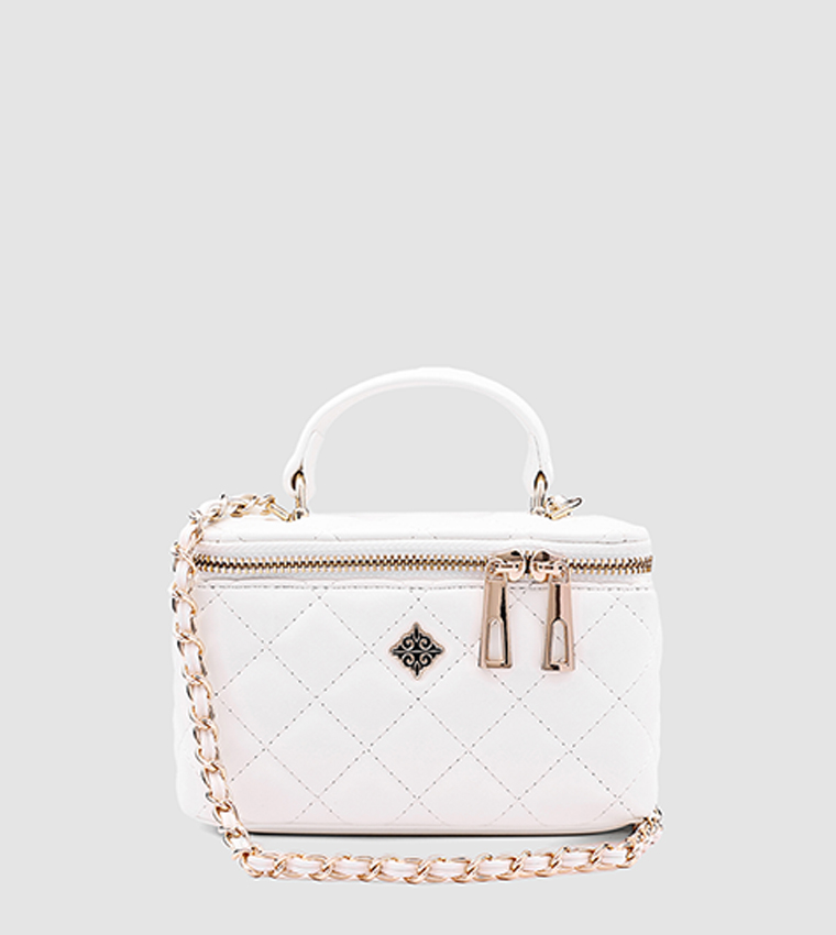 Quilted Top Handle Bag