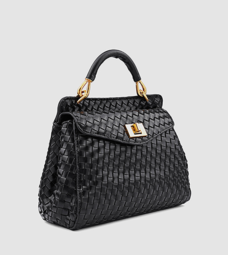 Braided Top Handle Bag