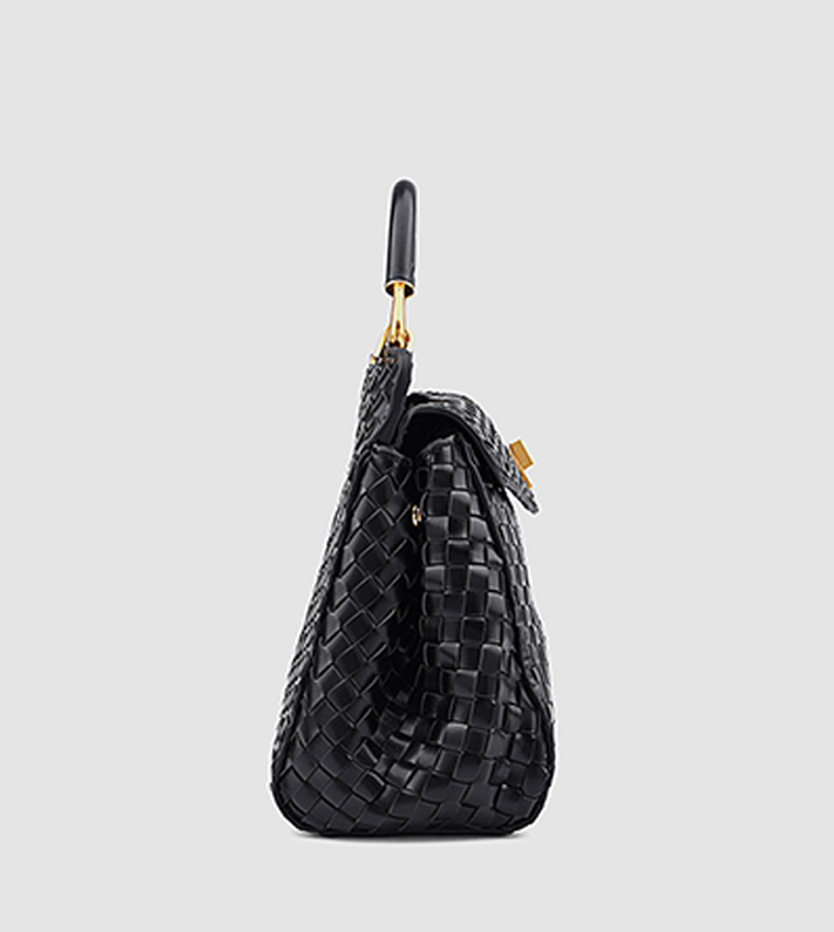 Braided Top Handle Bag