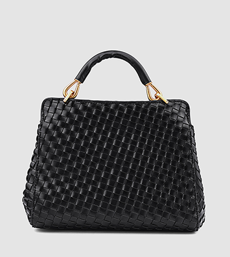 Braided Top Handle Bag