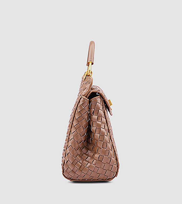 Braided Top Handle Bag