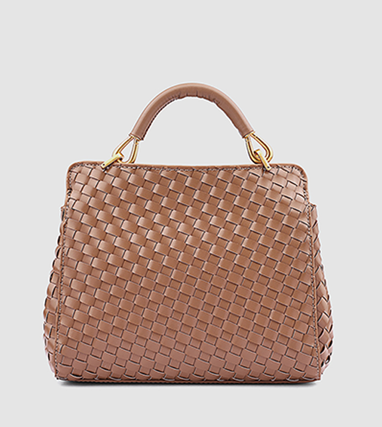 Braided Top Handle Bag