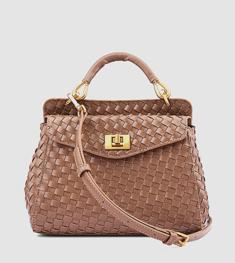 Braided Top Handle Bag