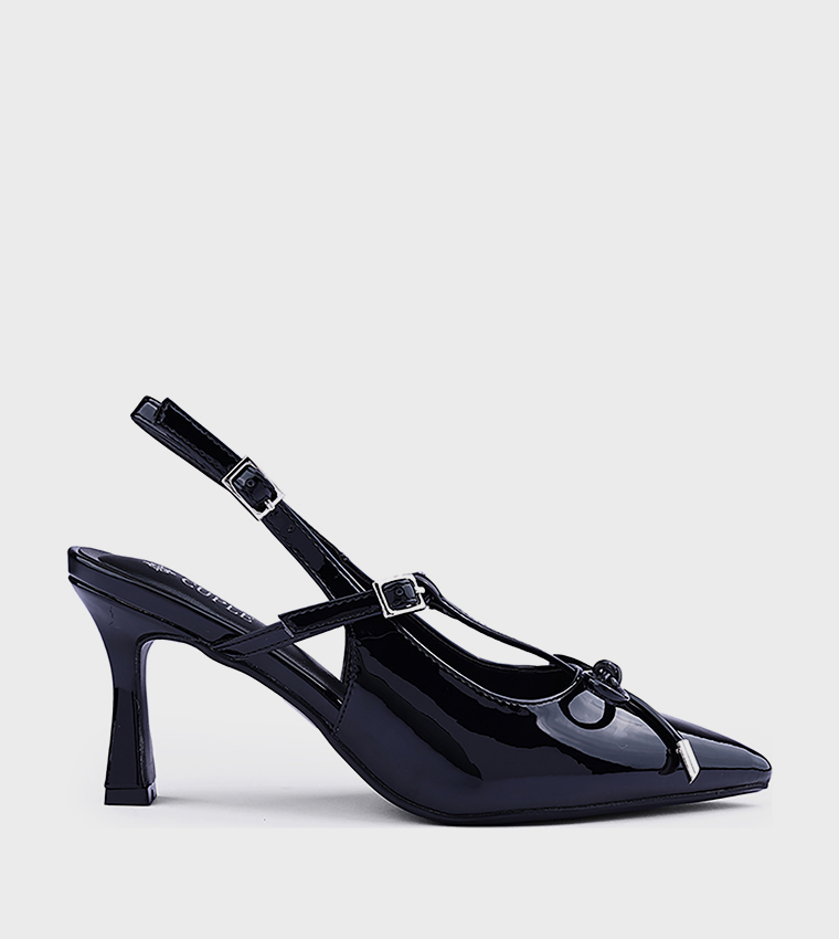 Bow Detail Slingback Pumps