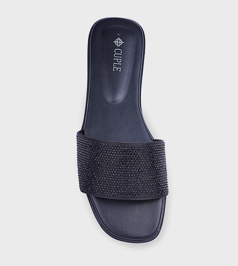 Embellished Flat Sandals