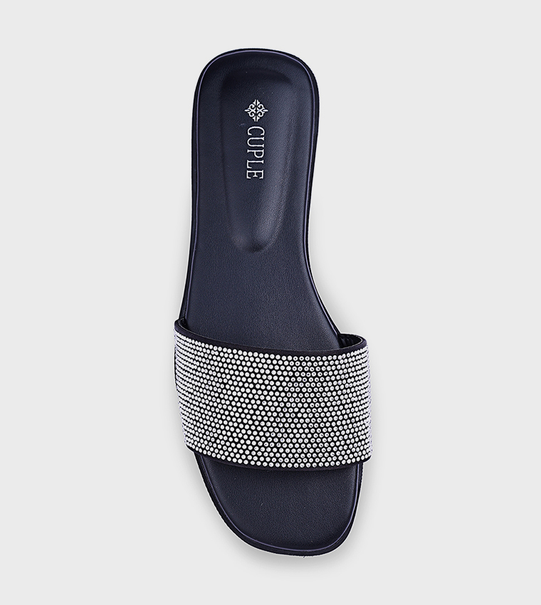 Embellished Flat Sandals