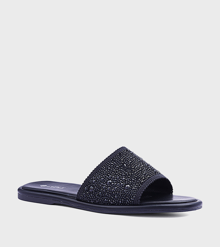 Embellished Flat Sandals