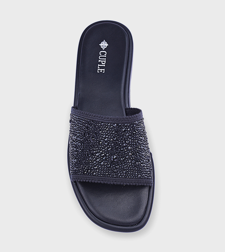 Embellished Flat Sandals