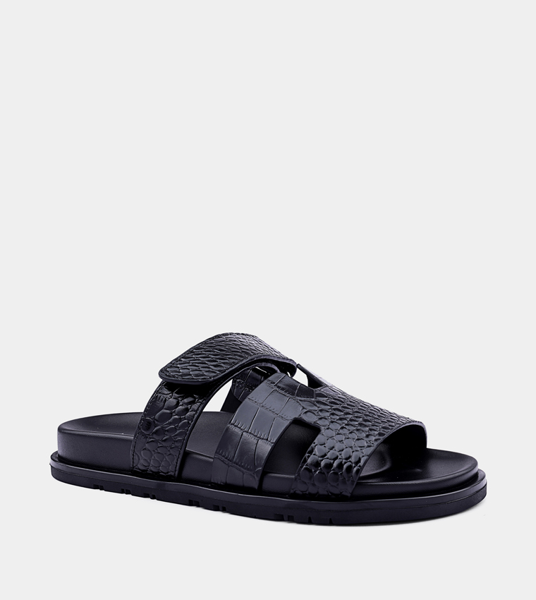 Velcro Closure Open Toe Comfort Sandals