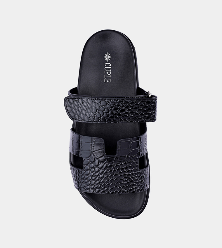 Velcro Closure Open Toe Comfort Sandals