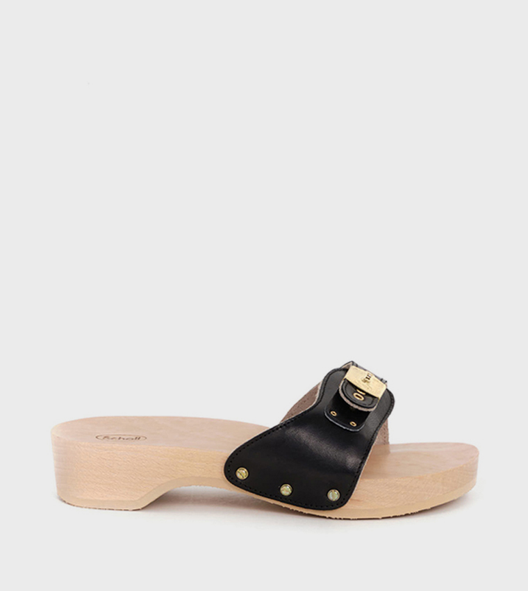 Clog Black Pescura Heel
