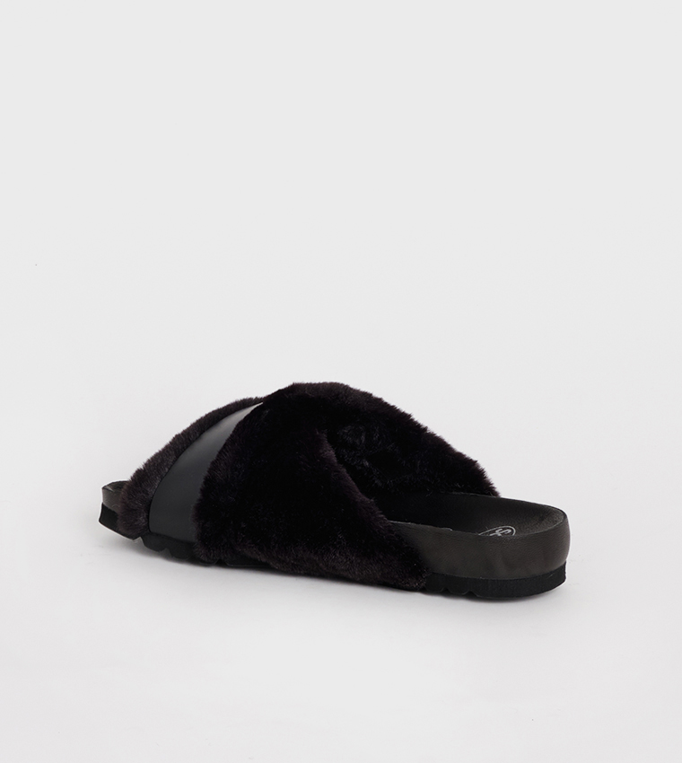 Slipper Black Amber