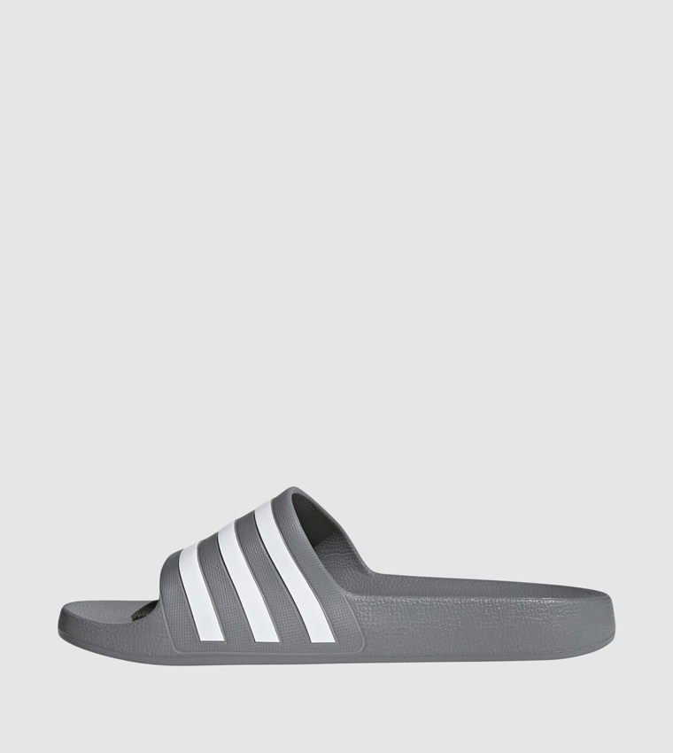 Adilette Aqua Striped Strap Slides