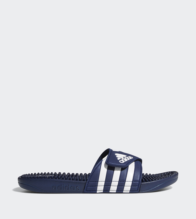 Navy blue adidas sandals deals