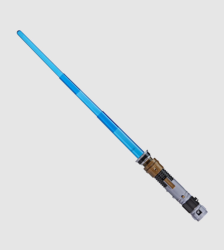 Lightsaber Forge Obi-Wan Kenobi Electronic Extendable Blue Lightsaber Toy
