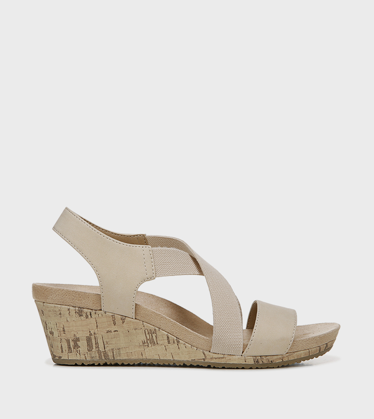 MEXICO Slingback Cork Wedges