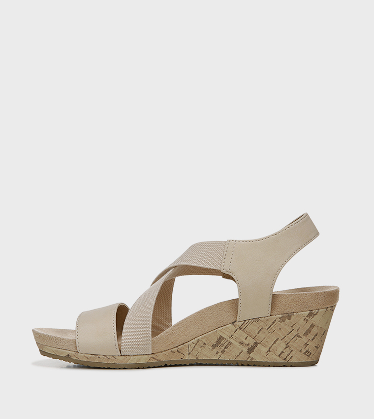 MEXICO Slingback Cork Wedges