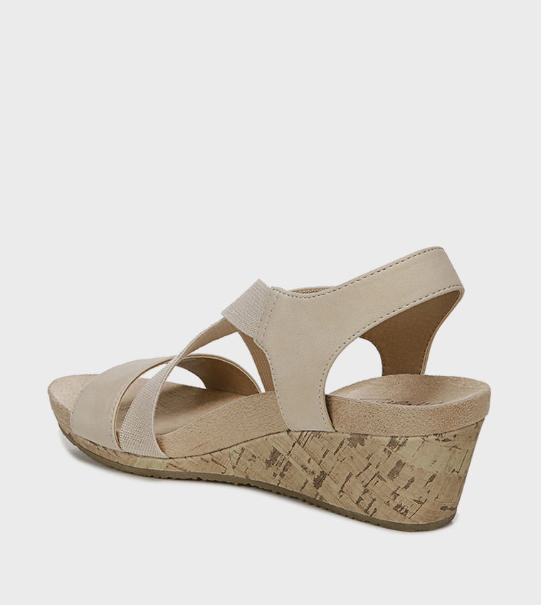 MEXICO Slingback Cork Wedges