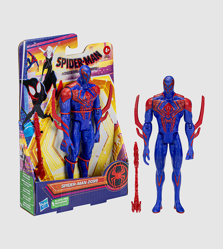 Across the Spider-Verse Spider-Man 2099 Toy, 6-Inch-Scale Action Figure with Web Accessory