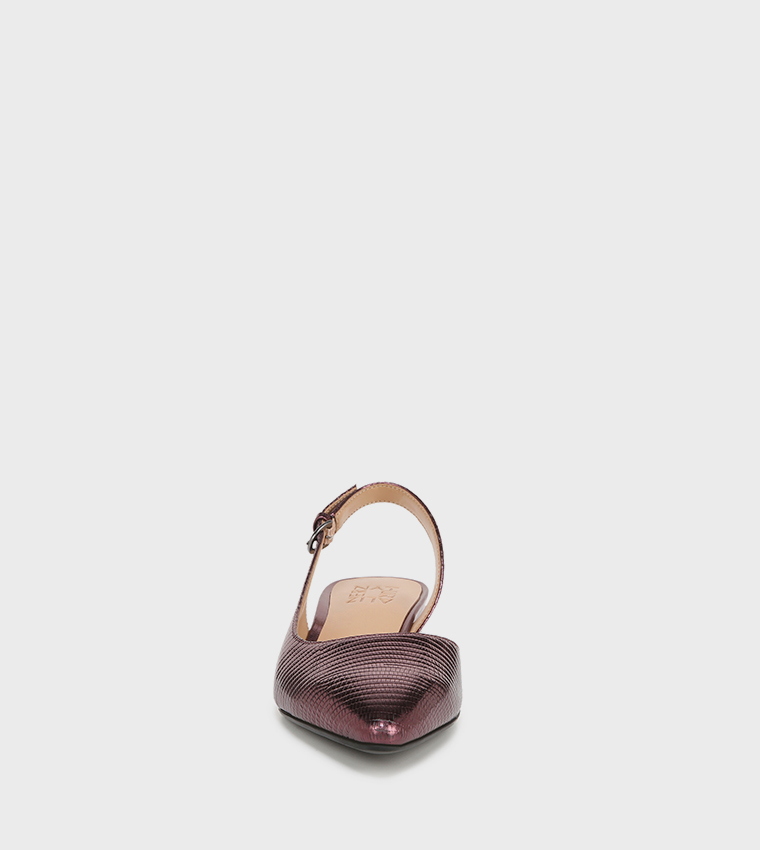 BANKS Textured Slingback Sandals