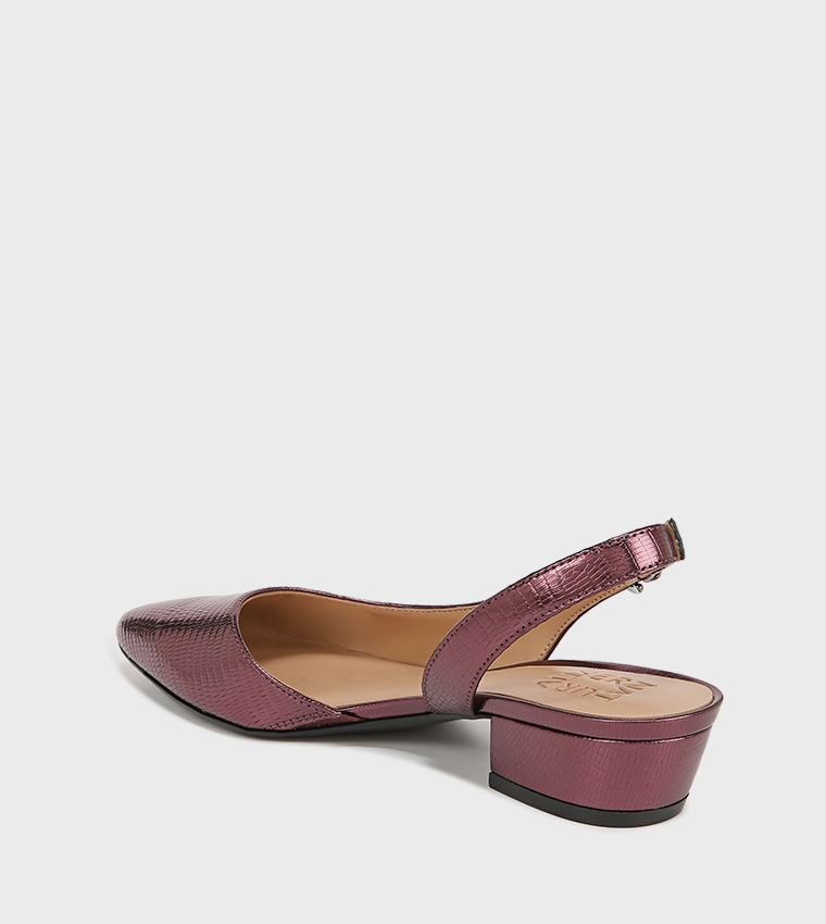 BANKS Textured Slingback Sandals