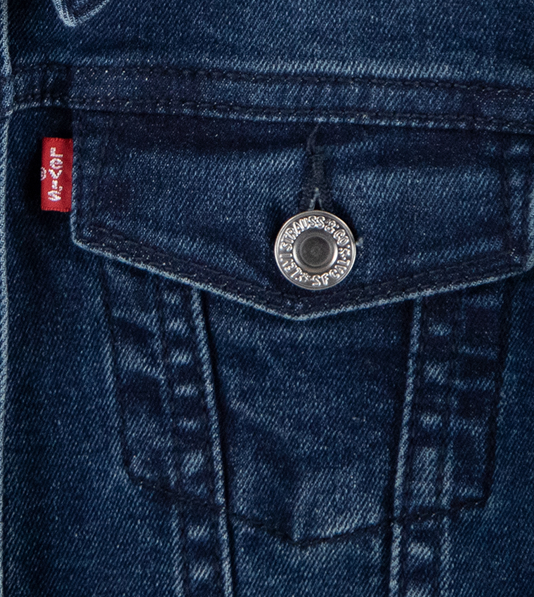 Stretch Denim Trucker Jacket