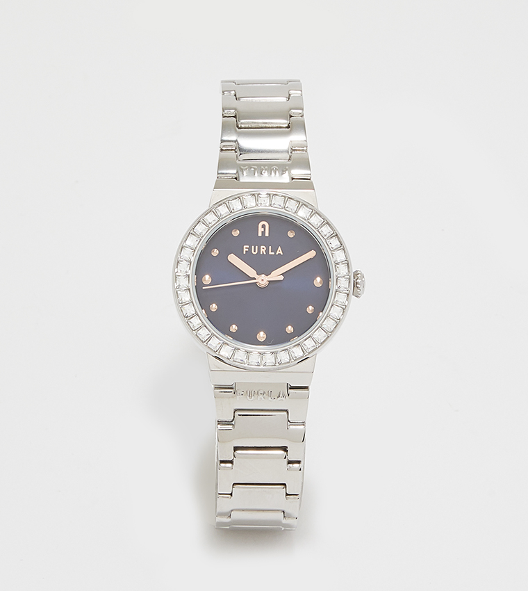 TORTONA Stone Studded Analog Watch