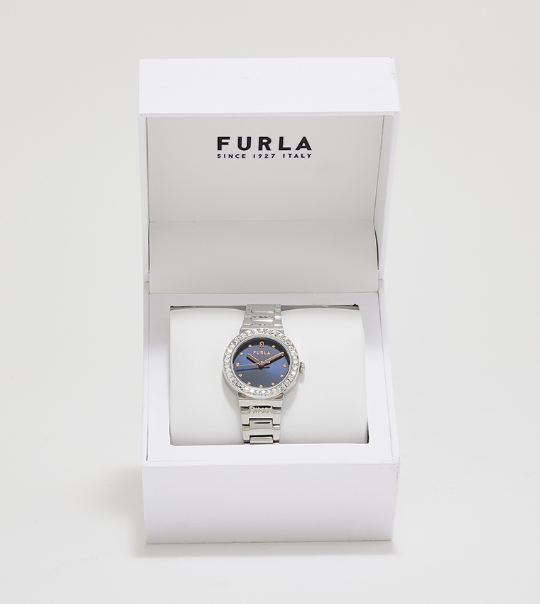 TORTONA Stone Studded Analog Watch