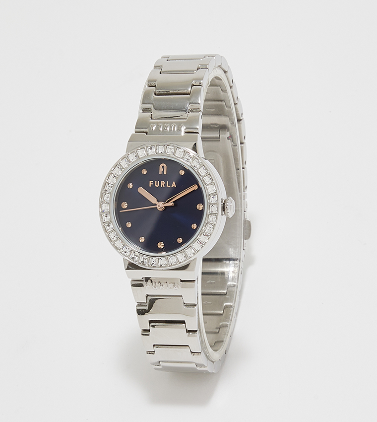 TORTONA Stone Studded Analog Watch