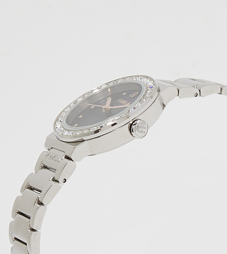 TORTONA Stone Studded Analog Watch