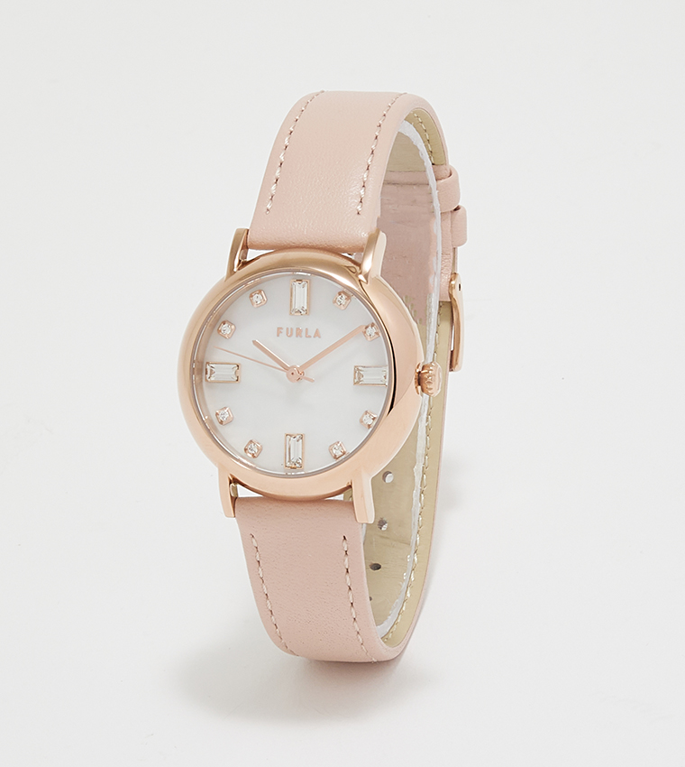 EASY Stone Embellished Analog Watch