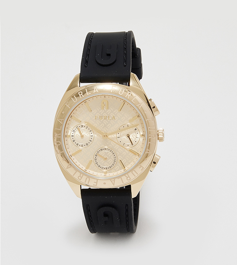 LOGOS Gold Dial Analog Watch