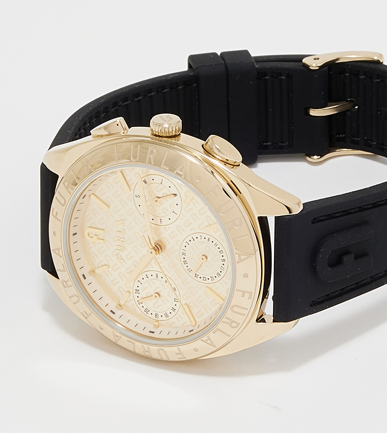 LOGOS Gold Dial Analog Watch