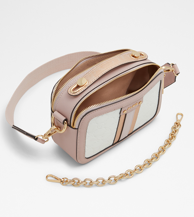 Buy Aldo FADY Contrast Trim Camera Bag In Rose Gold 6thStreet UAE