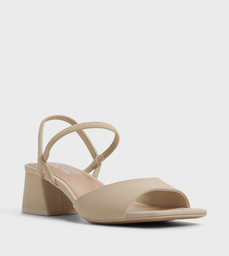 FAIITH Open Toe Block Heel Sandals