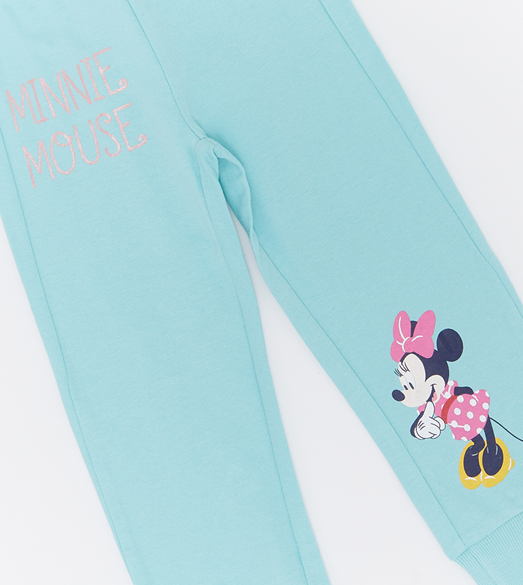 Buy DISNEY BABY Minnie Mouse Printed Joggers In Blue