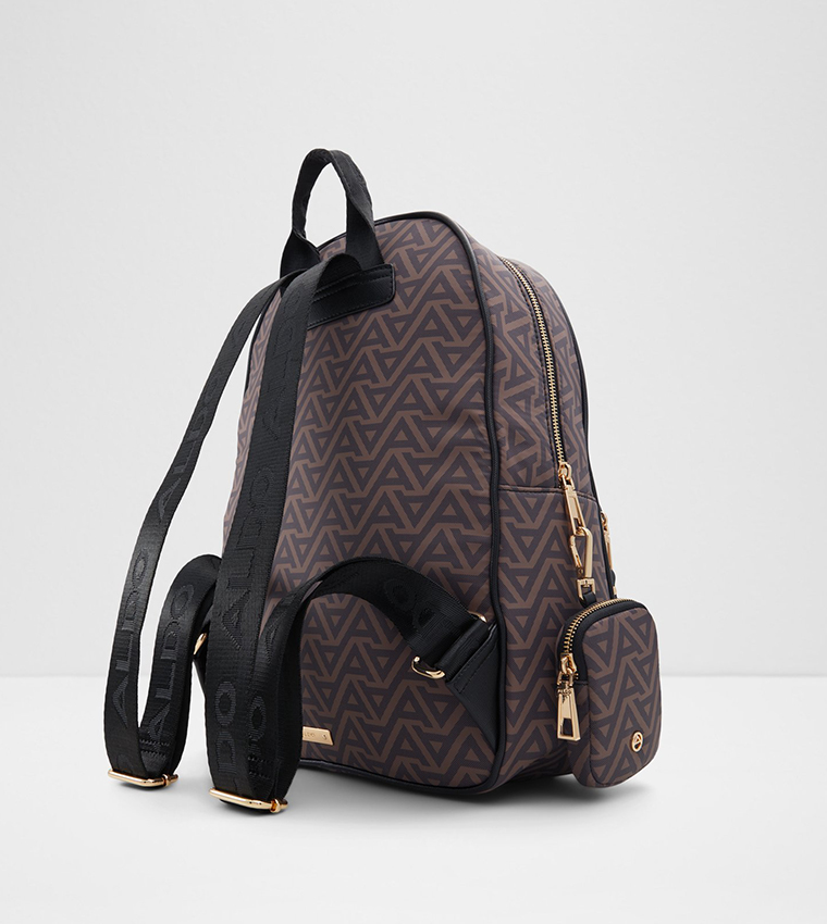 FARALY Patterned Backpack with Pouch