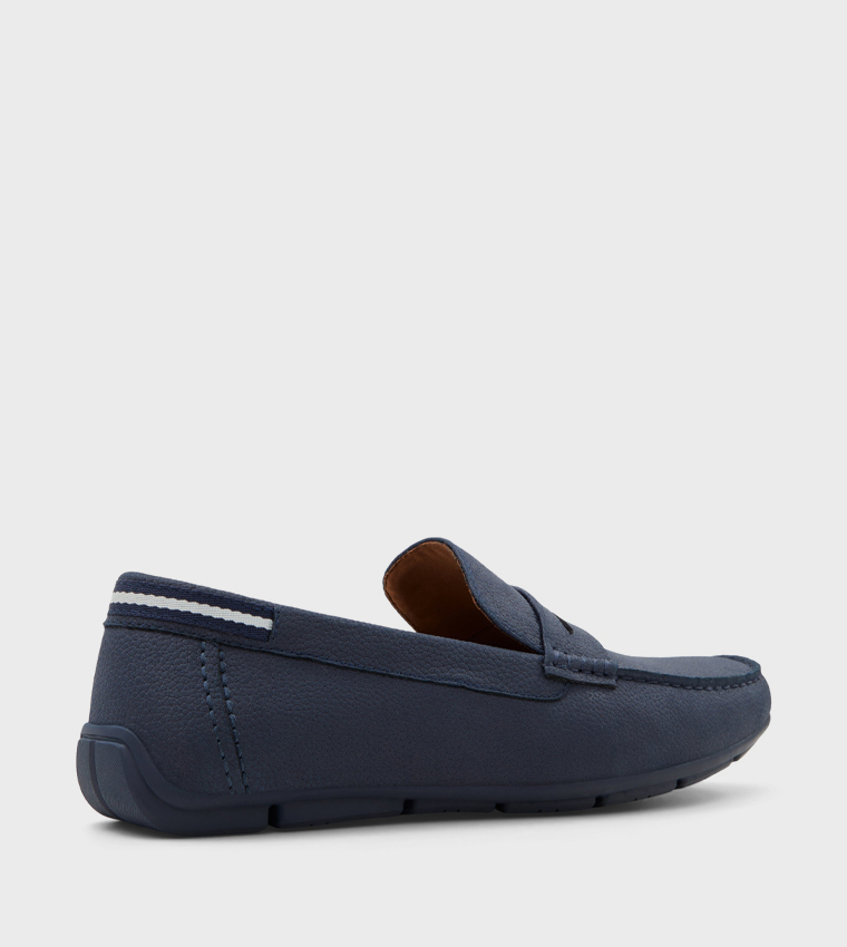 FARINA_H Textured Square Toe Loafers