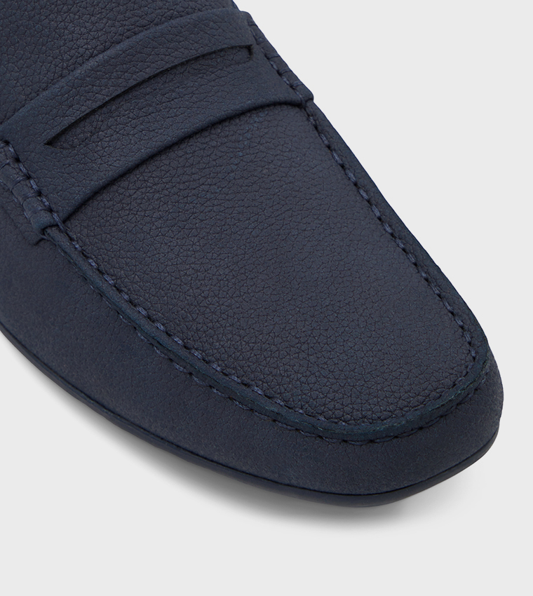 FARINA_H Textured Square Toe Loafers