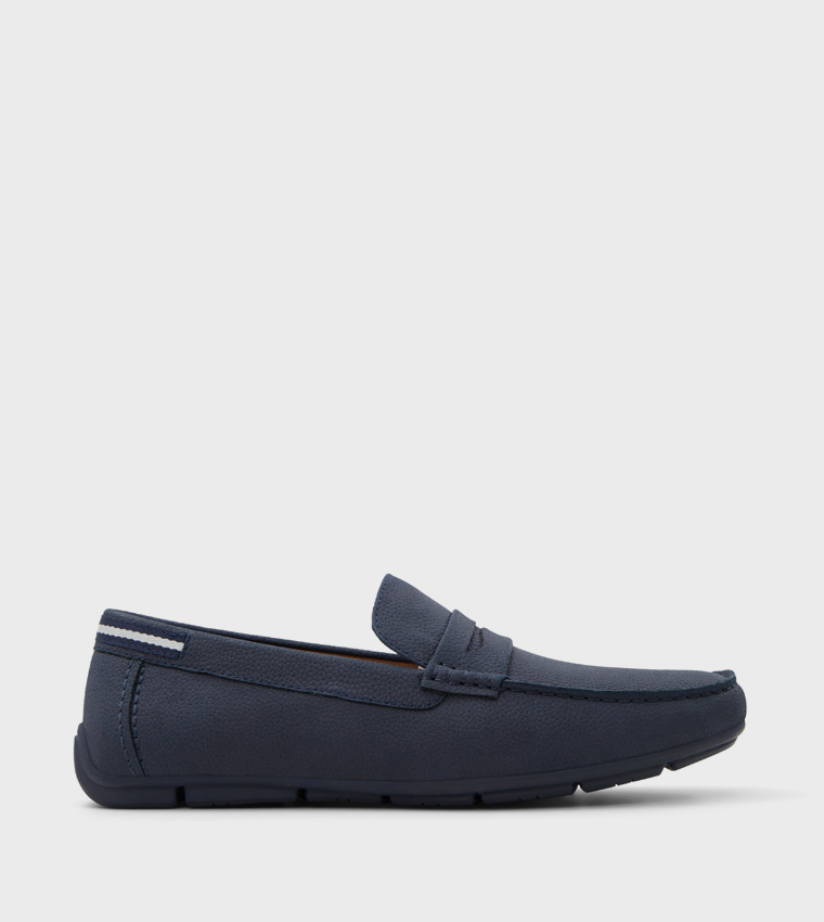 FARINA_H Textured Square Toe Loafers