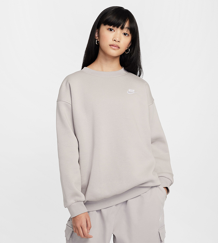 womens nike beige sweatshirt